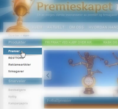 1. Velg varekatalog