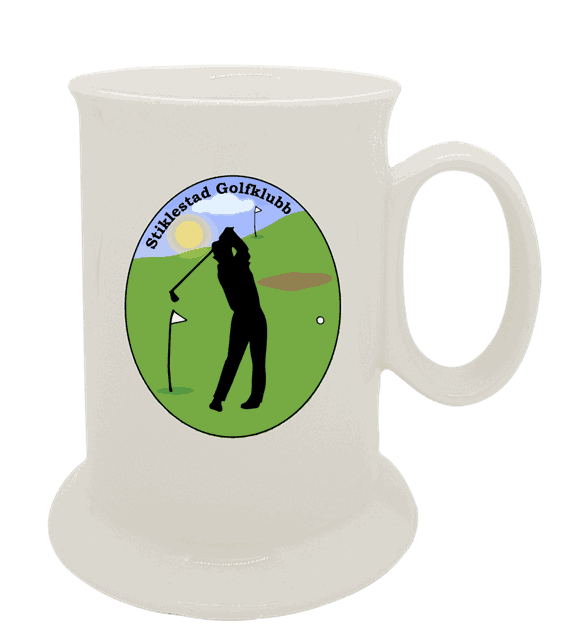 Viking krus med Beijing golfmotiv