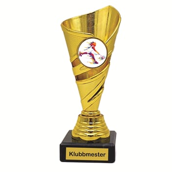 Titan gullstatuett SOL badminton 15,5 cm