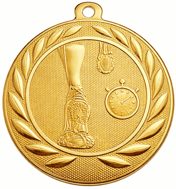 Henriette gullmedaljer friidrett 50 mm