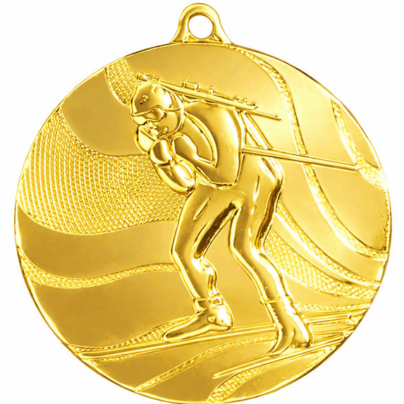 Medalje til skiskyting 50 mm- Glomma