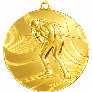 Medalje til skiskyting 50 mm- Glomma