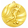 Ada fotballmedalje dame 50 mm