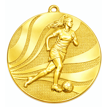 Ada fotballmedalje dame 50 mm