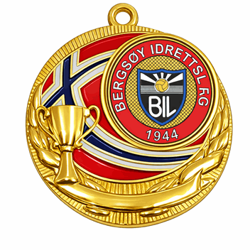 Rødstrupe medalje 50 mm M-3