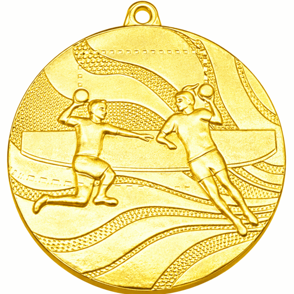 Mix håndball medalje 50 mm