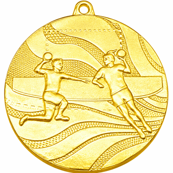 Mix håndball medalje 50 mm