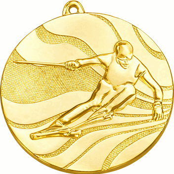Medalje til alpint 50 mm- Glomma
