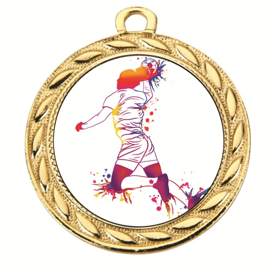 Lerke medalje M1 med SOL håndballmotiv
