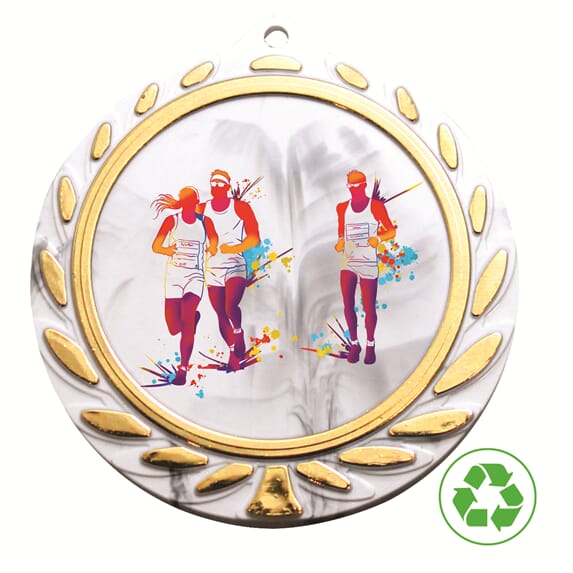 DUA 100% resirkulert medalje SOL Friidrett