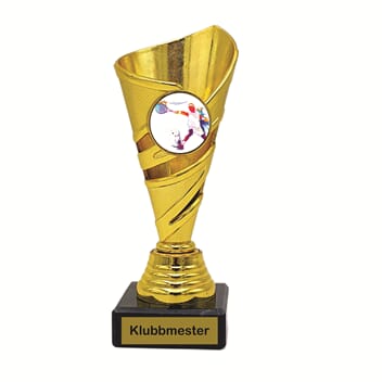 Titan gullstatuett SOL tennis 15,5 cm