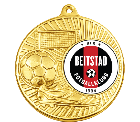 Diego fotballmedalje med logo. 50 mm.