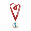 Dua medalje med tekst på bånd