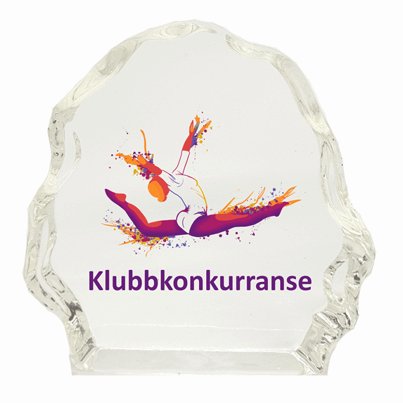 Glassblokk med turn i 4 størrelser