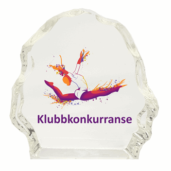 Glassblokk med turn i 4 størrelser