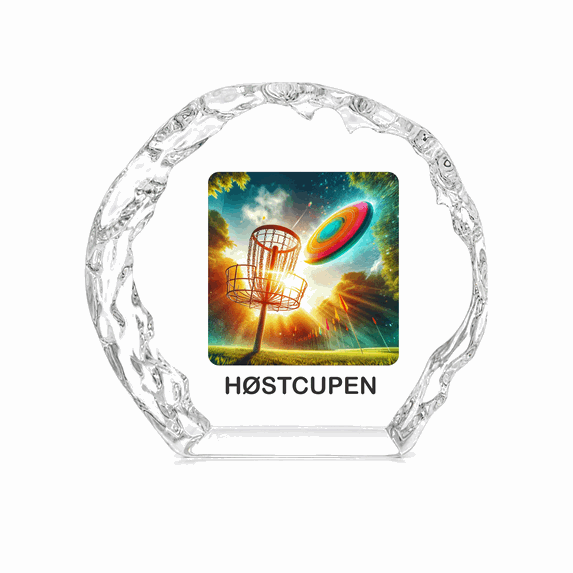 GLASSBLOKK TIL DISCGOLF 4 STØRRELSER