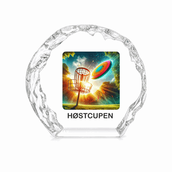 GLASSBLOKK TIL DISCGOLF 4 STØRRELSER