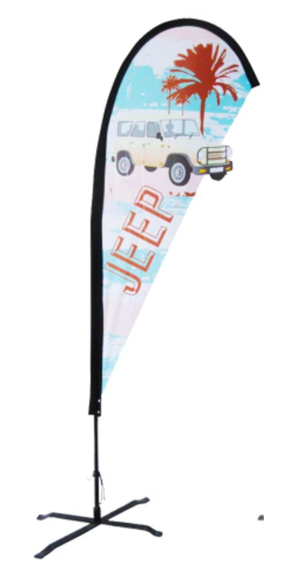 TEARDROP BEACHFLAGG  3,70M