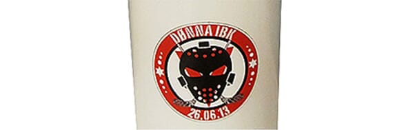 Vinylprint av logo på tape