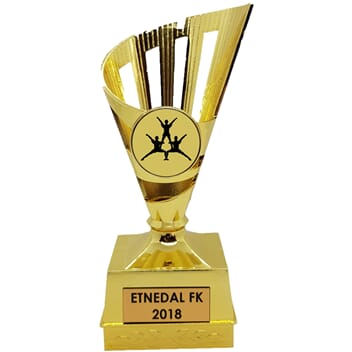 Gullkorn cheerleading statuett 14 cm