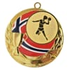 Rødstrupen medalje med handballmotiv