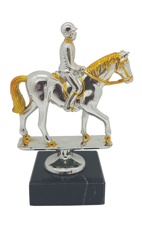 Dressurridningstatuett 13 cm