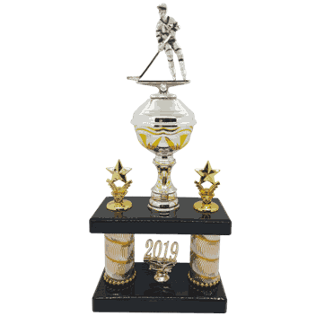 Gullstrupen etasjepokal i 5 størrelser for ishockey