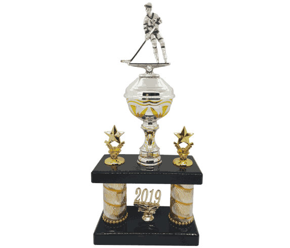Gullstrupen etasjepokal i 5 størrelser for ishockey