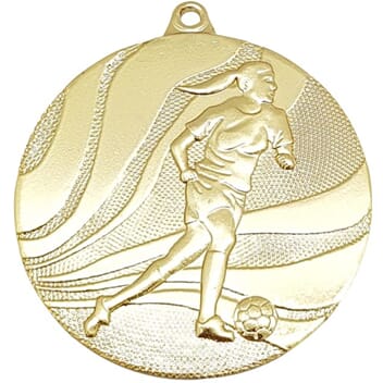 Ada fotball medalje dame 50 mm