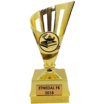 Gullkorn quizstatuett 14 cm