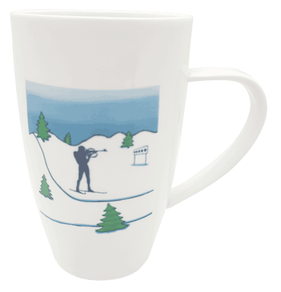 Anytime krus med skiskyttermotiv