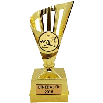 Gullkorn turnstatuett 14 cm