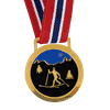 Blåtind ski langrenn medalje 50 mm