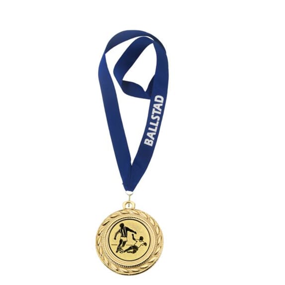 Lerke medalje 40 mm  med tekst på bånd