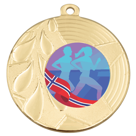 Torino medalje til friidrett dame og herre 50 mm