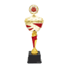 guld rød pokal størrelse 2