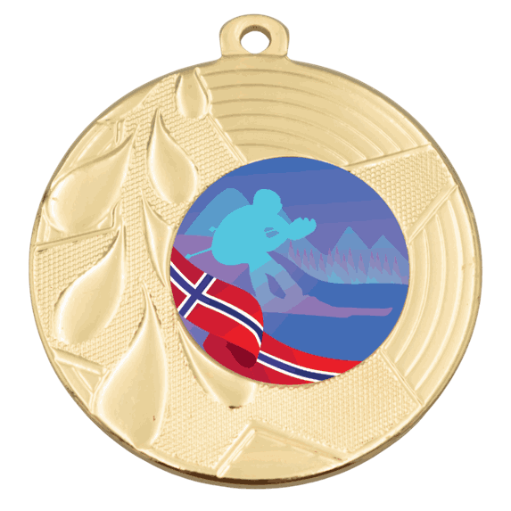Torino medalje til alpint 50 mm