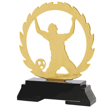 Mikkel fotballstatuett 18,5 cm