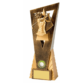 Resin statuett 18 cm dame