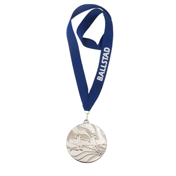 Mix handballmedaljer med tekst på bånd
