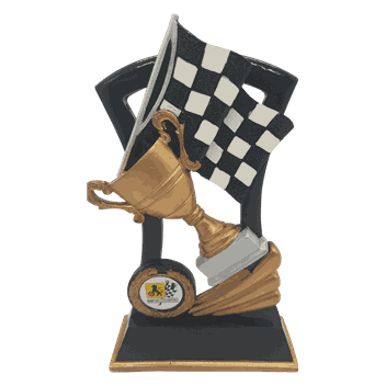 Flagg og pokal i 3 størrelser