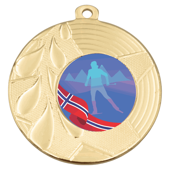 Torino medalje til ski fristil 50 mm