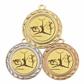 Lerke medalje med turnmotiv.40mm