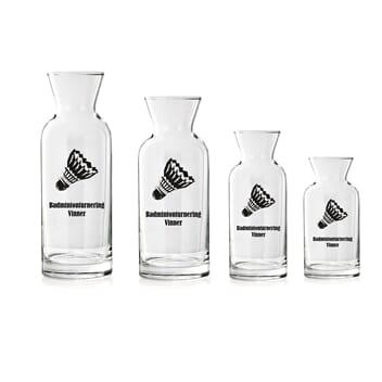 Village glass i 4 størrelser med badminton