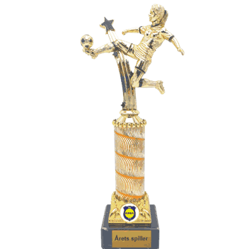 Caroline dame fotballstatuett 30 cm