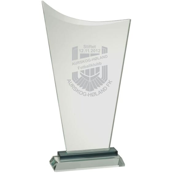 Mount Everest glass-statuett i 3 størrelser