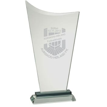 Mount Everest glass-statuett i 3 størrelser