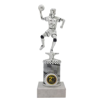 Handballstatuetter i 4 størrelser, dame og herre