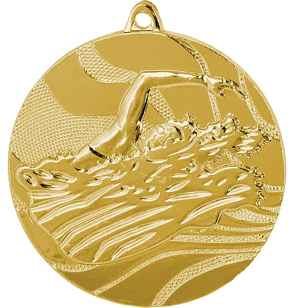 Medalje til svømming 50 mm - Glomma