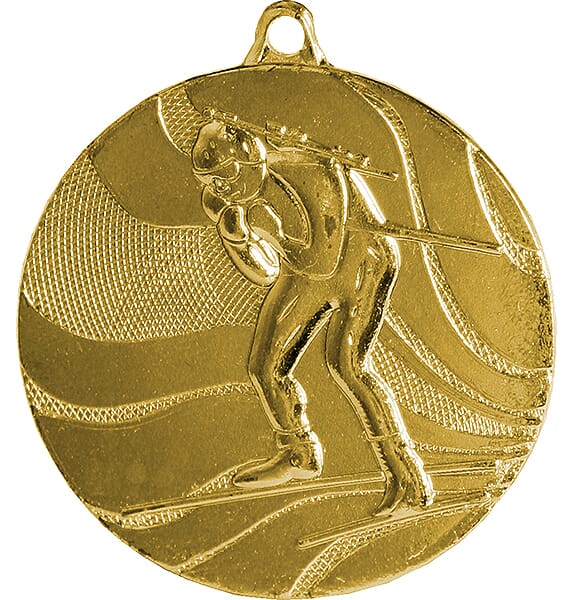 Medalje til skiskyting 50 mm- Glomma